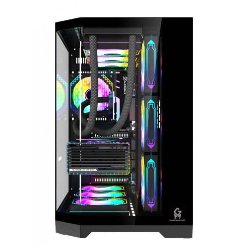 Game Master F-7 EDGE 7X Argb Pwm Fan Siyah ATX Akvaryum Gaming Kasa Oyuncu Kasası